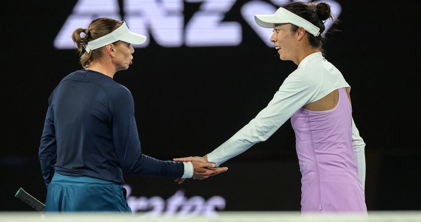 Zvonareva, Shibahara Australian Open QF 2026